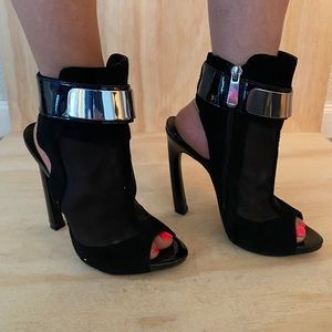 Guess Suede and Mesh Heels